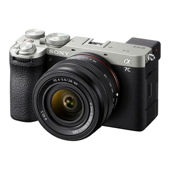 Фотоапарат зі змінним об'єктивом Sony Alpha a7C II + 28-60 мм Silver (ILCE7CM2LS)