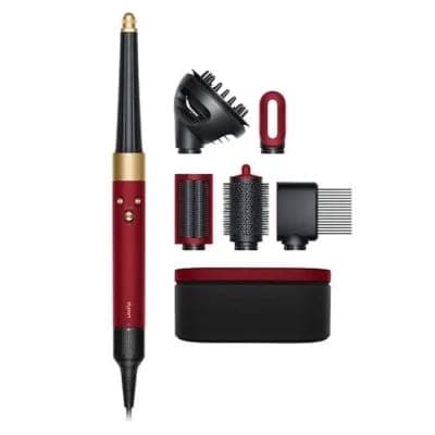 Мультистайлер Dyson Airwrap i.d. HS08 Bluetooth Multi-Styler and Dryer Curly+Coily Red Velvet/Gold