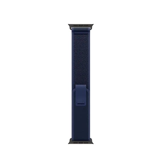 Ремінець Apple Trail Loop Blue - Black Titanium Finish для Watch 44/45/46/49mm - S/M (MYQ73)