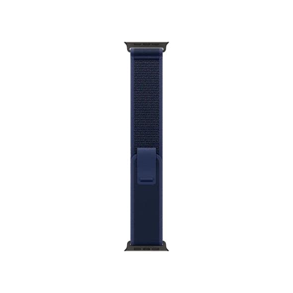 Ремінець Apple Trail Loop Blue - Black Titanium Finish для Watch 44/45/46/49mm - M/L (MYQ83)