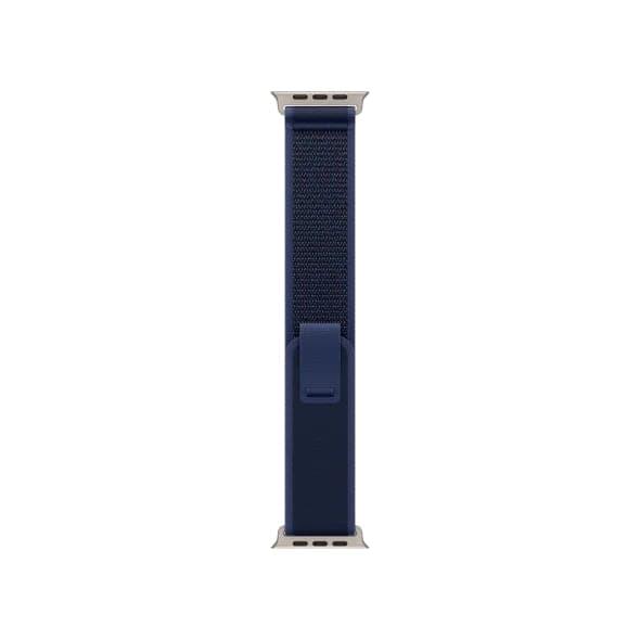 Ремінець Apple Trail Loop Blue - Natural Titanium Finish для Watch 44/45/46/49mm - S/M (MXTT3)