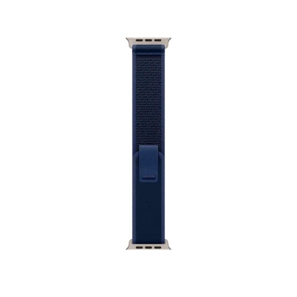 Ремінець Apple Trail Loop Blue - Natural Titanium Finish для Watch 44/45/46/49mm - M/L (MXTW3)