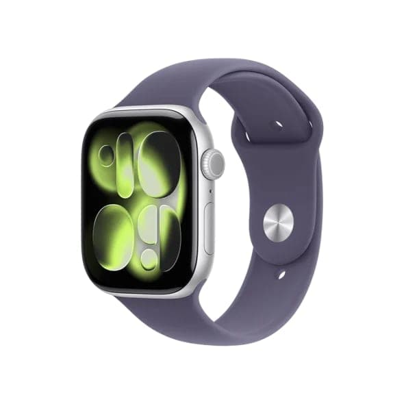 Смарт-годинник Apple Watch Series 11 GPS 42mm Silver Alu. Case w. Purple Fog S. Band - S/M (MEU64)