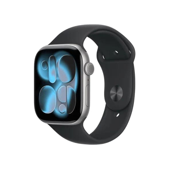 Смарт-годинник Apple Watch Series 11 GPS 42mm Space Grey Alu. Case w. Black S. Band - S/M (MEQW4)