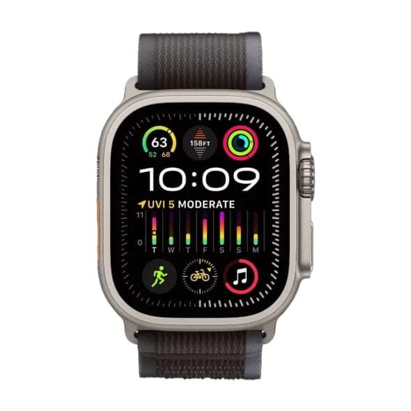 Смарт-годинник Apple Watch Ultra 2 GPS + Cellular 49mm Titanium Case with Blue/Black Trail Loop - S/M (MRF53)
