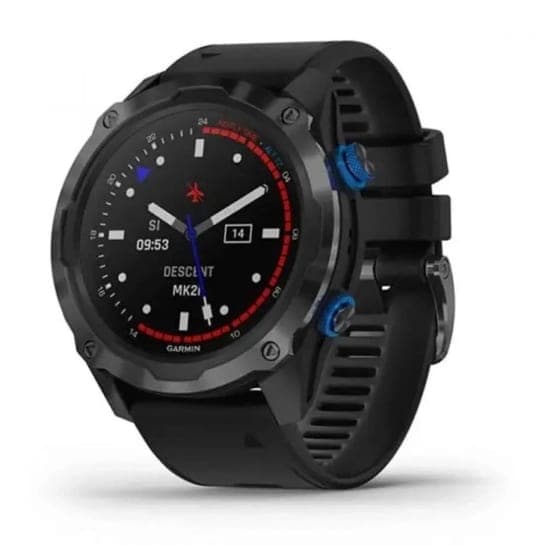 Смарт-годинник Garmin Descent Mk2i Titanium Carbon Gray DLC with Black Band (010-02132-01/11)