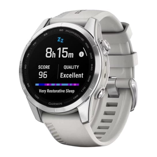 Смарт-годинник Garmin Epix Pro Gen 2 Sapphire 42mm Porsche Design Silver with Whitestone Band (010-02802-50)