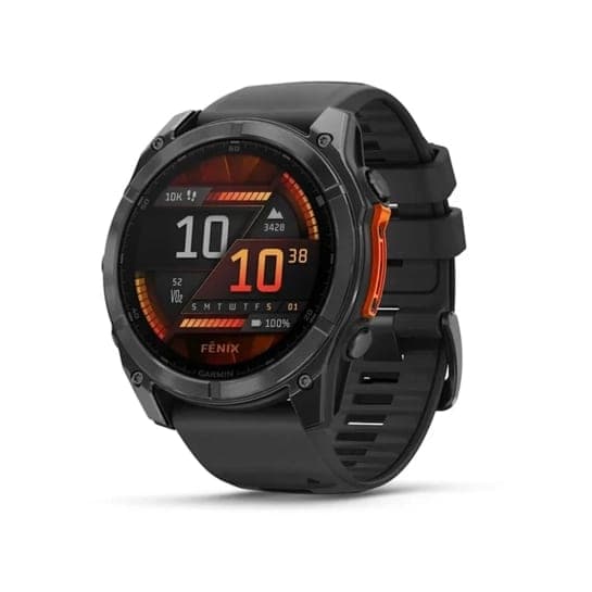 Смарт-годинник Garmin Fenix 8 AMOLED 47mm Slate Gray with Black Silicone Band