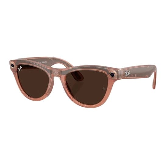 Смарт-окуляри Ray-Ban Meta Skyler Gen 2 - Shiny Transparent Peach Frame with Clear to Brown Transitions Lenses (RW4014 6778M4 52-20)